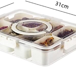 8-compartment storage box