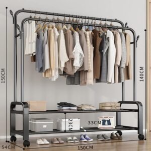 Dual Large, Heavy Clothes Drying Rack