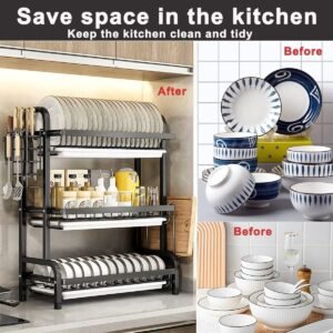 3-Layer Drain Rack Carbon Steel