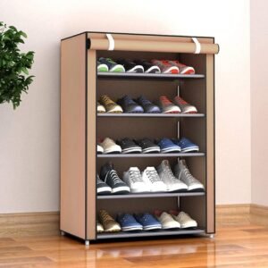 6 Layer, 5 Grids Shoe Rack