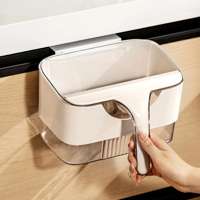 Wall-Mounted Trash Can