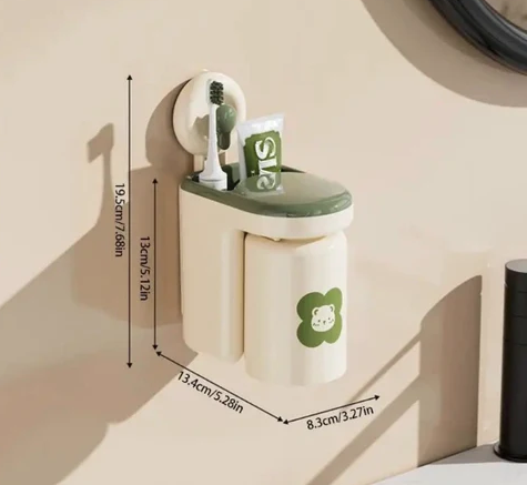 Suction Cup Toothbrush Cup - Image 5